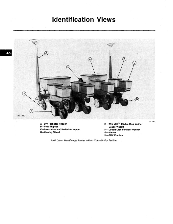 John Deere 7000 Planter Parts Diagram